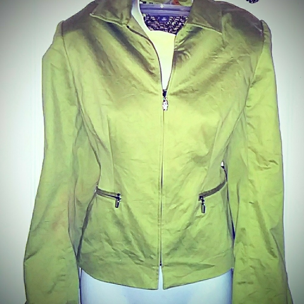 Avacado Green Liz Claiborne jacket